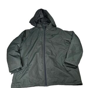 Camel‎ Active Men's Hooded Jacket Green Zip Front Pockets Size XXL 3XL